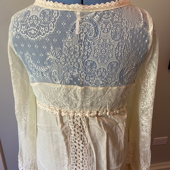 Free people cream colored lace dress - Picture 7 of 9